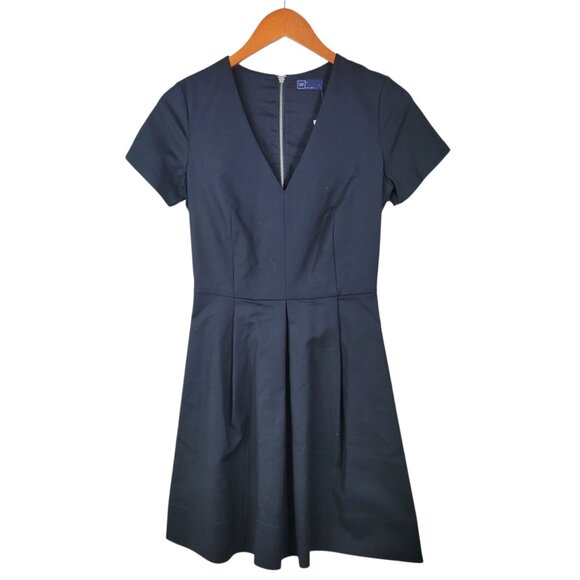 New Gap Dress size 0 black Sheath evening Classic Mini Structured LBD Women's - Picture 2 of 7